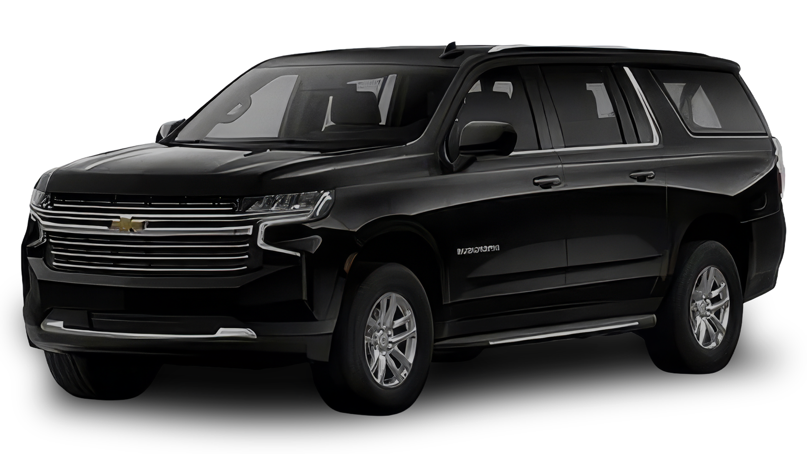 Black Chevrolet Suburban luxury SUV