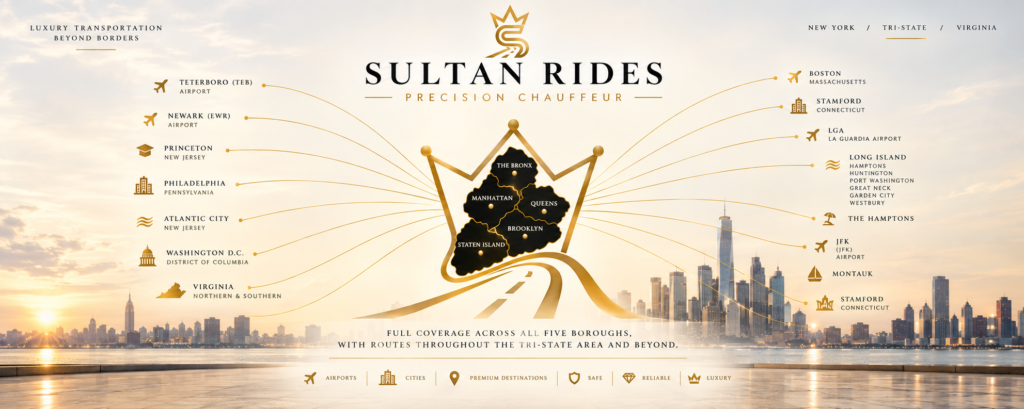 Sultan Rides Service Area Map
