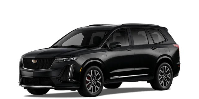 Black Cadillac XT6 executive SUV