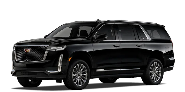 Black Cadillac Escalade premium SUV